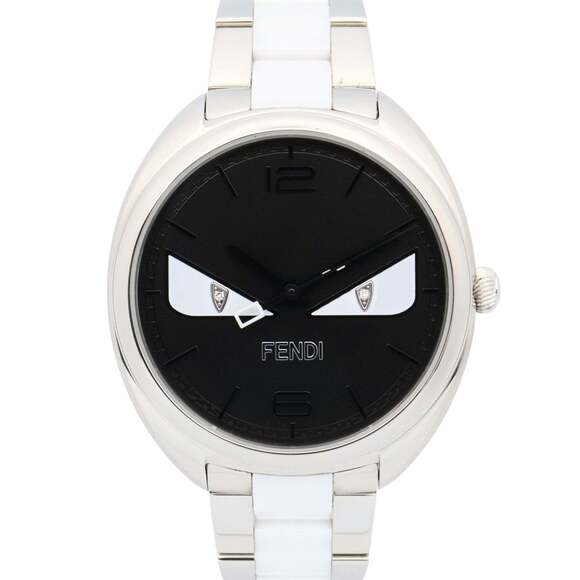 Fendi Bugs Monster Watch Stainless Steel Women's Black 21000M